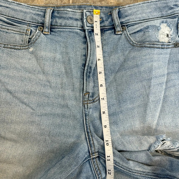 American Eagle Stretch distressed jeans cropped size 6 X-Short - Picture 7 of 11